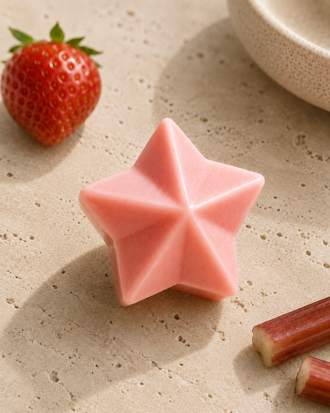 Fondant Rhubarbe Fraise La Fabrique d'Angie